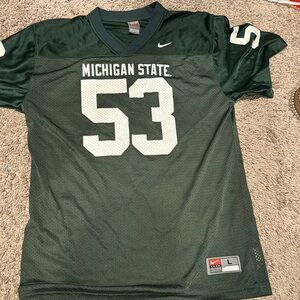 Mens Nike Michigan State jersey #53 size Large